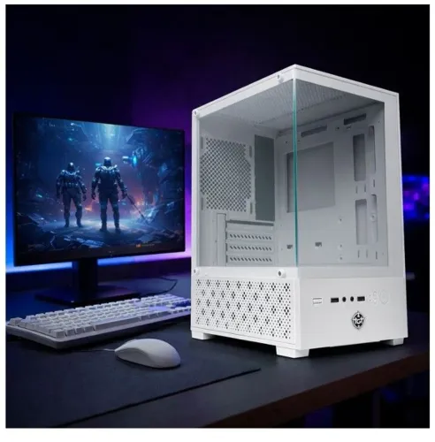 Gabinete gamer mini tower TGT compatível com placas mãe M-ATX e ITX produto novo sem uso
