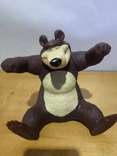 Enfeite Boneco Urso Da Masha Em Vinil 18cm Cotiplás