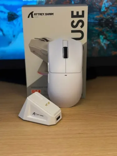 Mouse Gamer ATTACK SHARK X11 Tri-Mode 22000 DPI PAW3311 com Dock RGB (Fazemos entregas!)