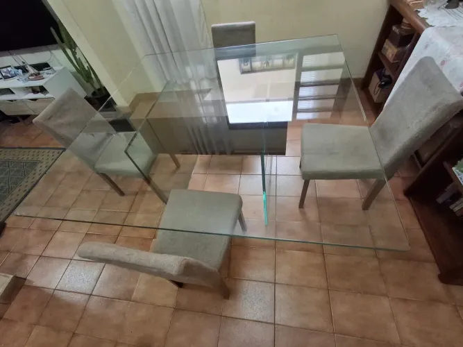 Mesa de vidro