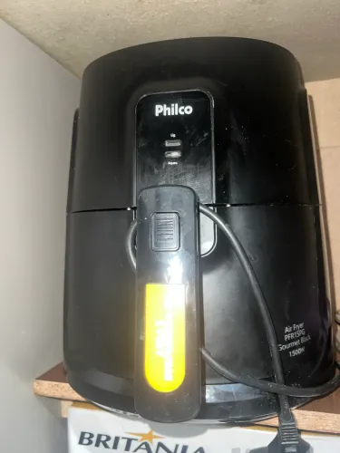 Fritadeira air fryer Philco PER15PG GOURMET BLAK 1500w.