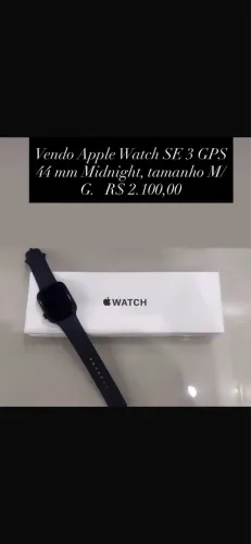 Apple Watch SE 3 geração GPS / 44mm (NOVO)