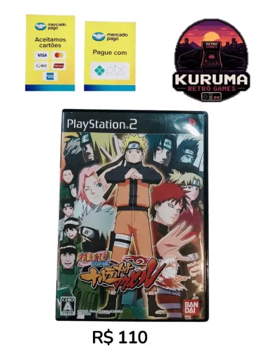 ? JOGO NARUTO SHIPPUDEN PS2 - EDIÇÃO JAPONESA! ?
