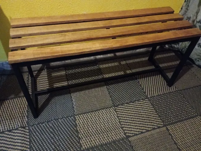 Banco de ferro 100cm / Novo 