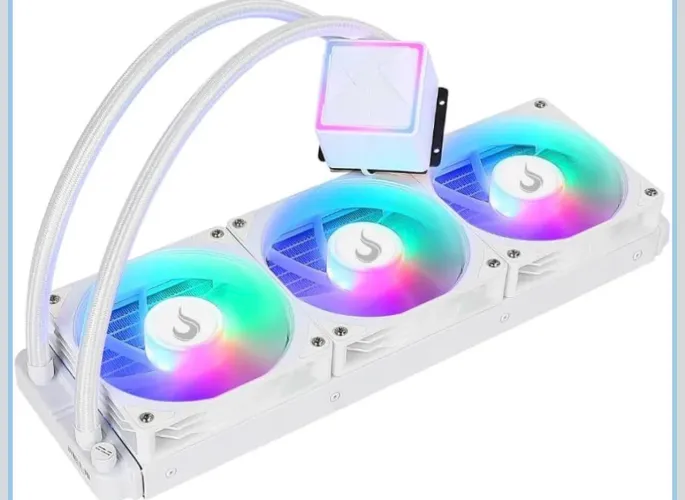 Water Cooler Gamer Rise Mode Frost, ARGB Rainbow, 360mm, AMD e Intel, Branco