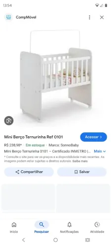 Mini berço 