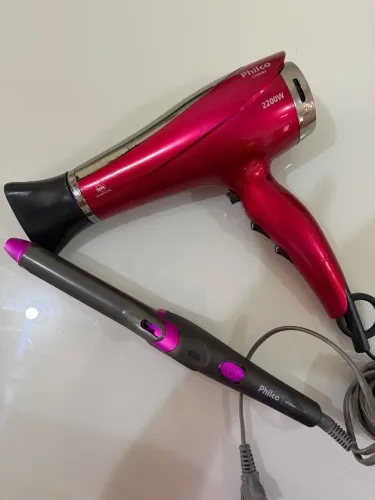 Secador de cabelo com babyliss da marca Philco 220w