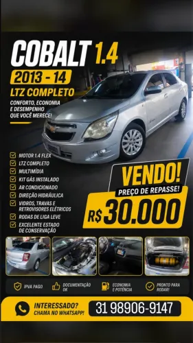 Chevrolet Cobalt LTZ 1.4 8V Flexpower/econoflex 4P 2014