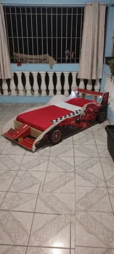 Cama Carro Infantil de Corrida F1 Gelius Móveis