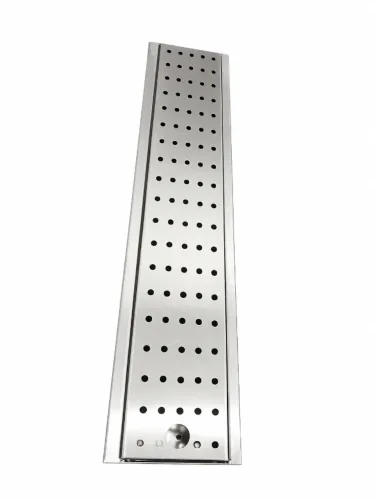 Ralo linear em inox 100x15cm