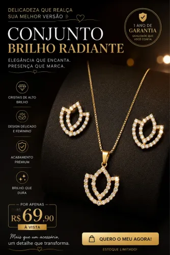Conjunto Cristal Feminino