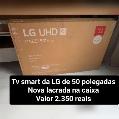 Tv smart nova na caixa