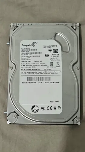 HD Seagate Barracuda 500GB SATA 3,5" - Funcionando
