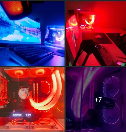 PC Gamer Completo Ryzen 7 5700X3D + RTX 3060 | Setup Completo para Games e Streaming
