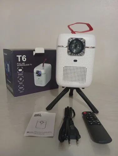 projetor T6 mini Android 12