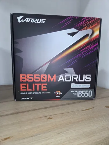Placa Mãe Gigabyte B550M Aorus Elite (AM4/DDR4) - Novo