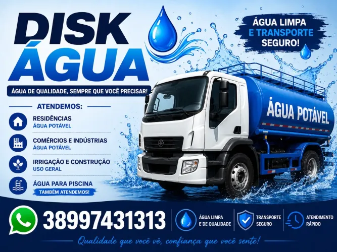 Disk Água express (piscinas e reservatórios)