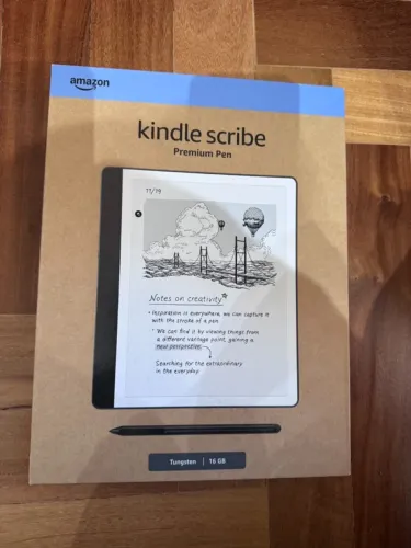 amazon kindle scribe 16gb + caneta - novo