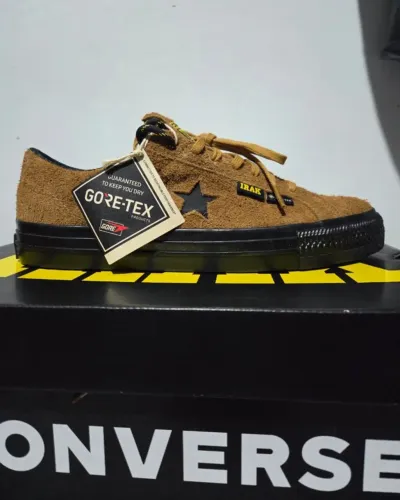 irak x converse one star pro amber/brown