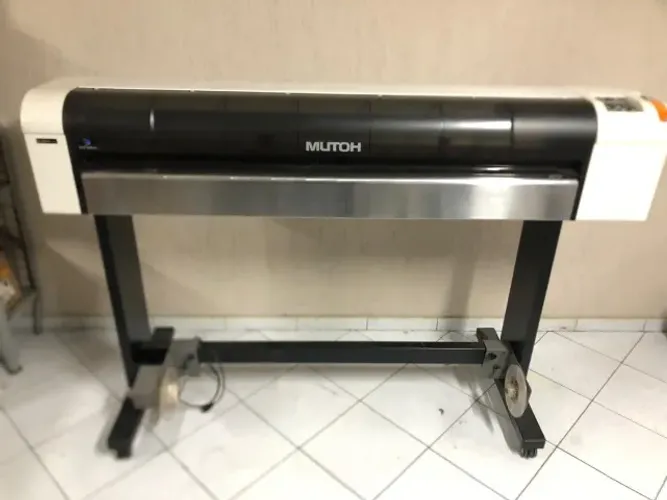 Plotter Mutoh RJ-900X DrafStation - Chassi Inteiro (Painel e Placas Ligando)