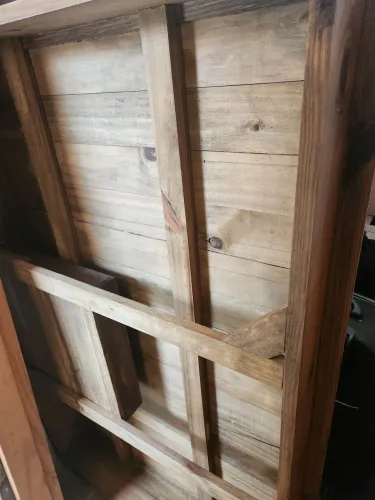 MESA JANTAR MADEIRA MACIÇA 6 LUG. 2 BANCOS.