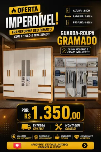 Guarda roupa casal