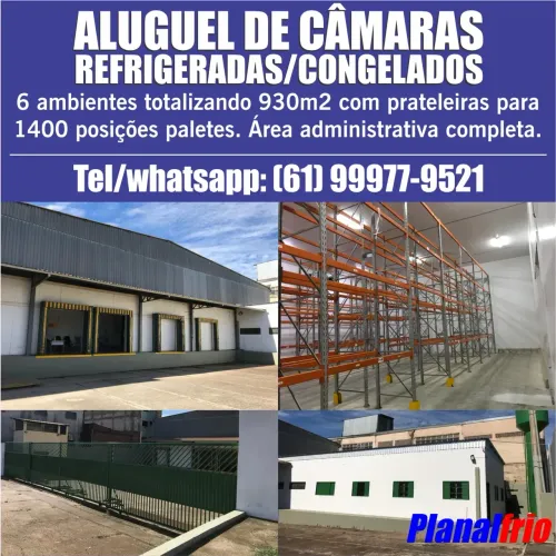 Aluguel de câmaras refrigeradas/congelados no DF valor a combinar