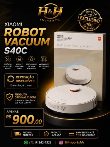 Robô aspirador xiaomi s40c