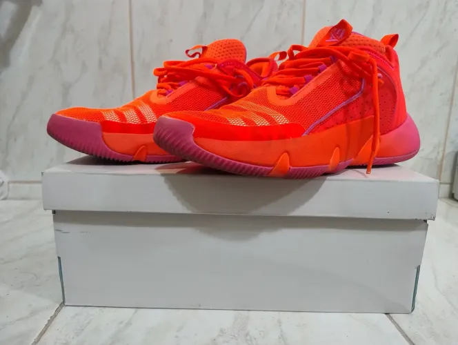 Tênis Adidas Trae Young Unlimited 1 Laranja Masculino