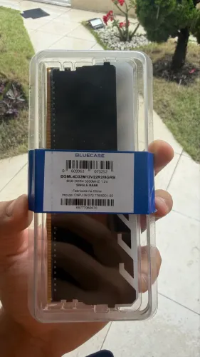 Memória RAM 8GB RGB Bluecase DDR4 32000MHZ