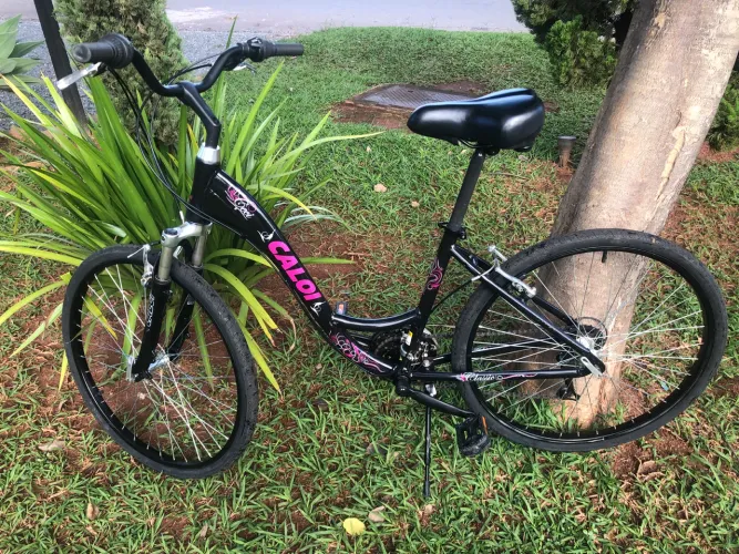 Caloi Ceci Classic Preta/Rosa aro 26