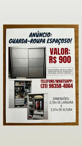 Guarda roupas de casal grande