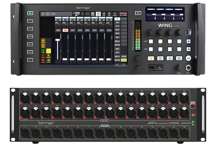 Mesa Behringer wing rack + Stage Box S32