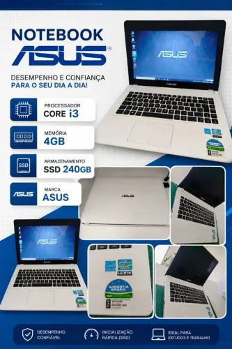 Notebook Asus X451CA I3 4GB RAM SSD 240GB