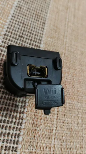 Wii Motion Plus preto Original Nintendo