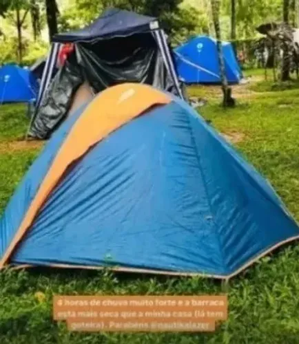 Barraca De Camping Nautika Falcon Para 4 Pessoas (Excelente)
