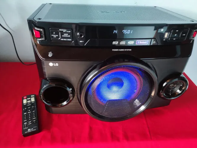 Caixa De som LG Xboom TOP 200W! Bluetooth, Usb,Aux
