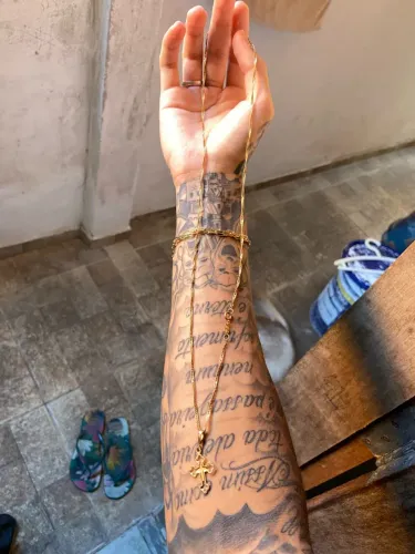 Romanel cordão crucifixo