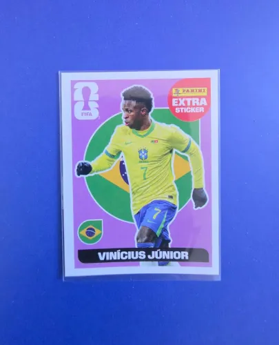 Figurinha Legend Extra Sticker Vinícius Júnior Regular