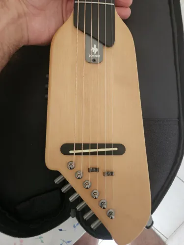 Violão Silent Donner HUSH-I Headless + Bag - Excelente Estado