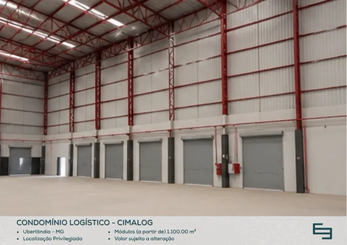 Galpão para alugar em Uberlândia/MG com 1.100,00 m²