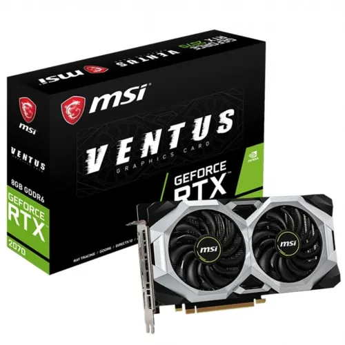 Placa de Vídeo MSI NVIDIA GeForce RTX 2070 Vênus 8G