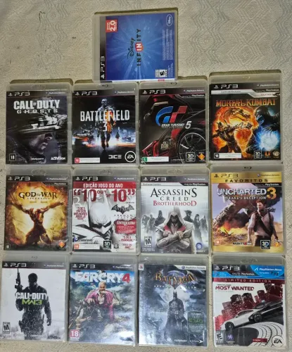 Lote de jogos PS3