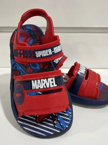 Sandalia infantil grendene kids homem aranha