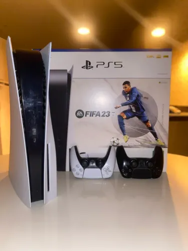 PS5 + 2 CONTROLES + 2 JOGOS