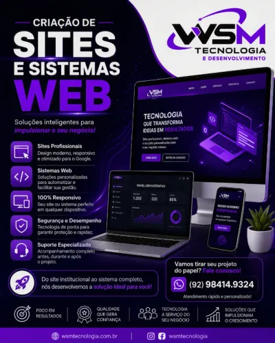 Desenvolvimento de Sites Profissionais e Sistemas Web Sob Medida