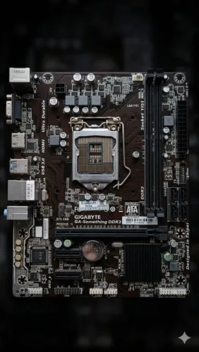 KIT H110 gigabyte + memória ram 8 gigas 