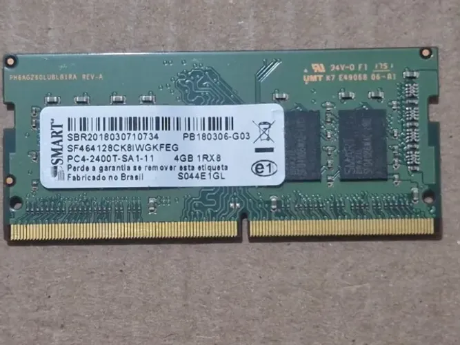 Memoria Smart 4GB PC4 2400s 1Rx8 (Usado)