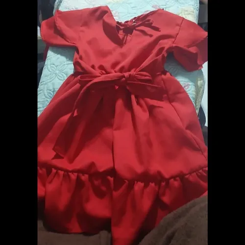 Vestido Vermelho 6 anos.