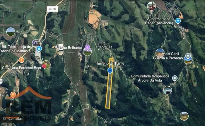 Terreno à venda, 187530 m² - Brilhante I - Itajaí/SC